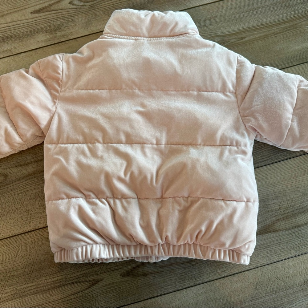 Art Class Light Pink Puffer Jacket - Picture 2 of 3